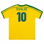 RIVALDO #10 Retro Brazil Home Jersey World Cup 1998 - minejerseys