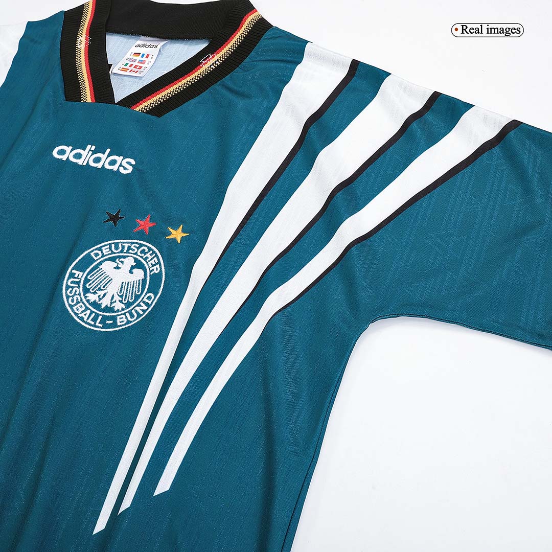 Andreas Möller x Germany Retro Jersey Away Euro Cup 1996 - Image 8