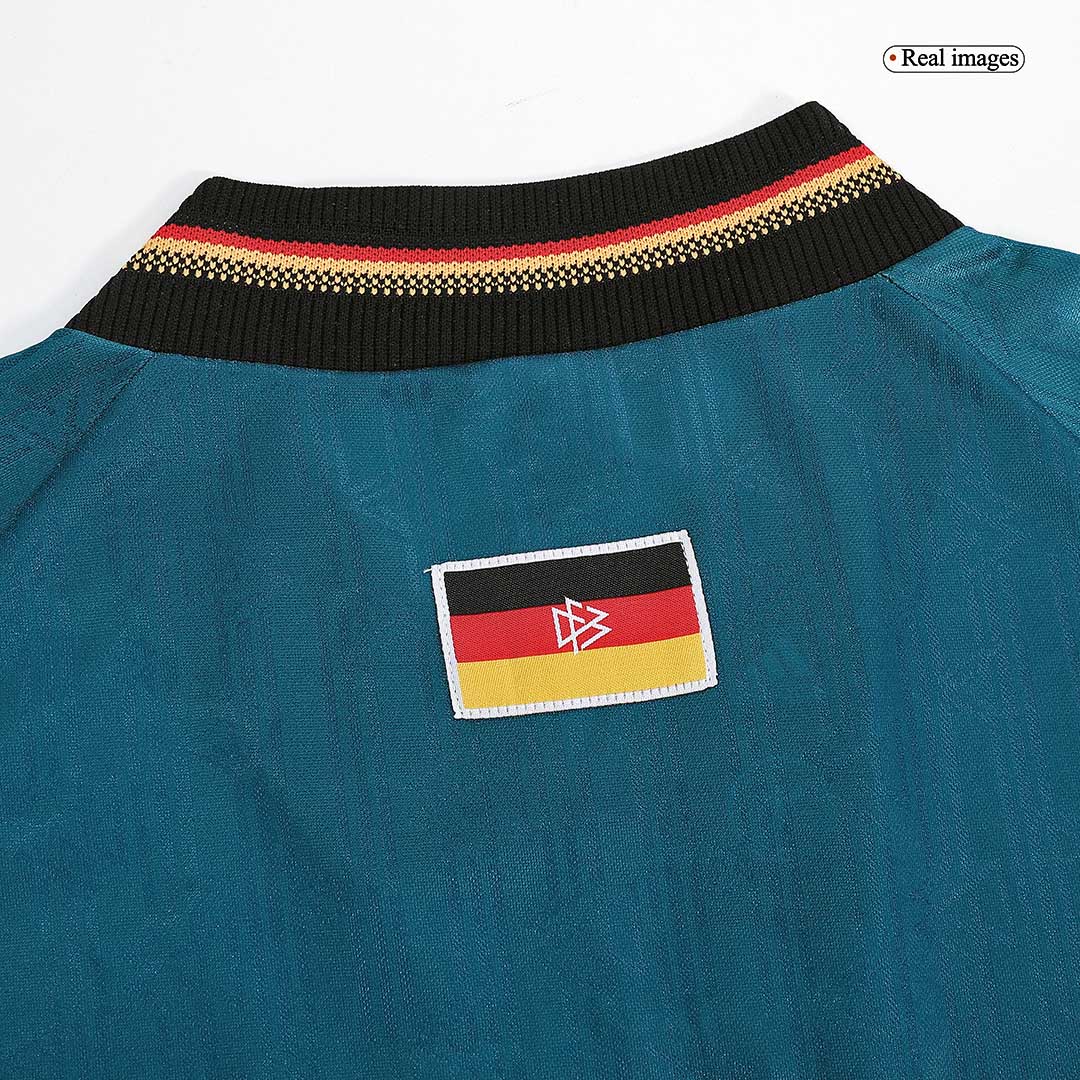 Andreas Möller x Germany Retro Jersey Away Euro Cup 1996 - Image 12