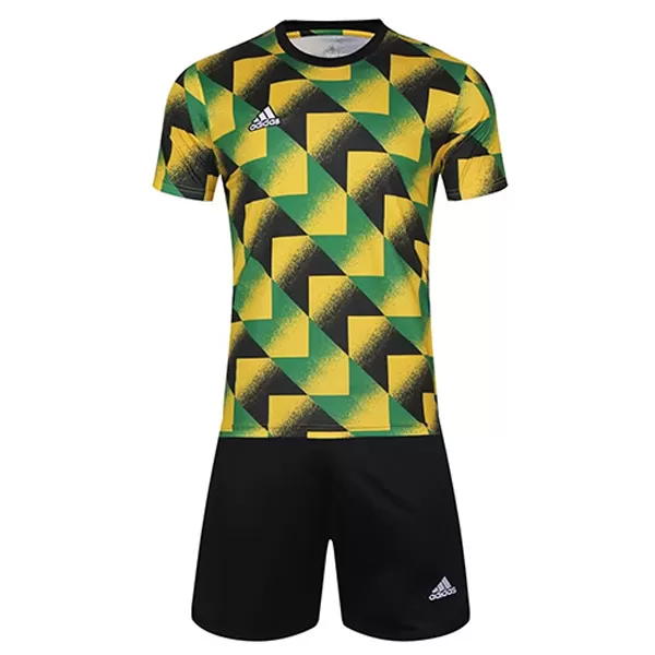 Customize Team Jersey Kit(Shirt+Short) Yellow&Green 728 - minejerseys