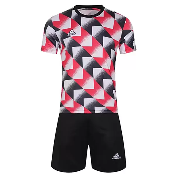 Customize Team Jersey Kit(Shirt+Short) Red & Black 728 - minejerseys