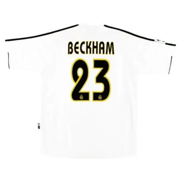 BECKHAM #23 Retro Real Madrid Home Jersey 2003/04 - minejerseys
