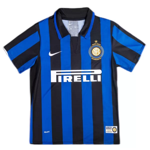 Retro Inter Milan 100th Anniversary Home Jersey 2007/08 - minejerseys
