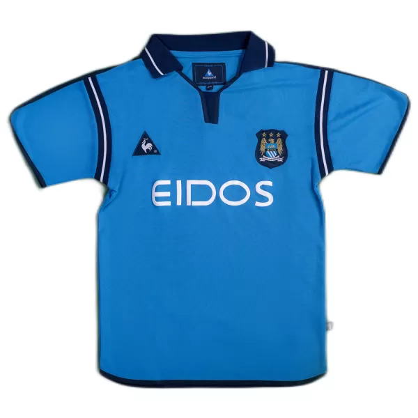 Retro Manchester City Home Jersey 2001/02 - minejerseys