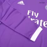 Retro Real Madrid Long Sleeve Away Jersey 2016/17 - minejerseys