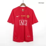 RONALDO #7 Retro Manchester United UCL Final Home Jersey 2007/08 - minejerseys