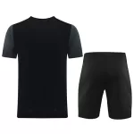 NK-ND03 Customize Team Jersey Kit(Shirt+Short) Black&Gray - minejerseys
