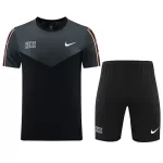 NK-ND03 Customize Team Jersey Kit(Shirt+Short) Black&Gray - minejerseys