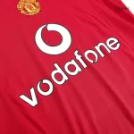 Rooney #8 Retro Manchester United Home Jersey 2004/06 - minejerseys
