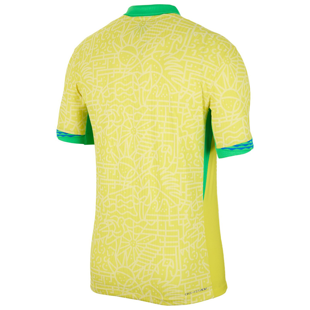 Brazil Home Match Jersey Player Version 2024 - Image 2