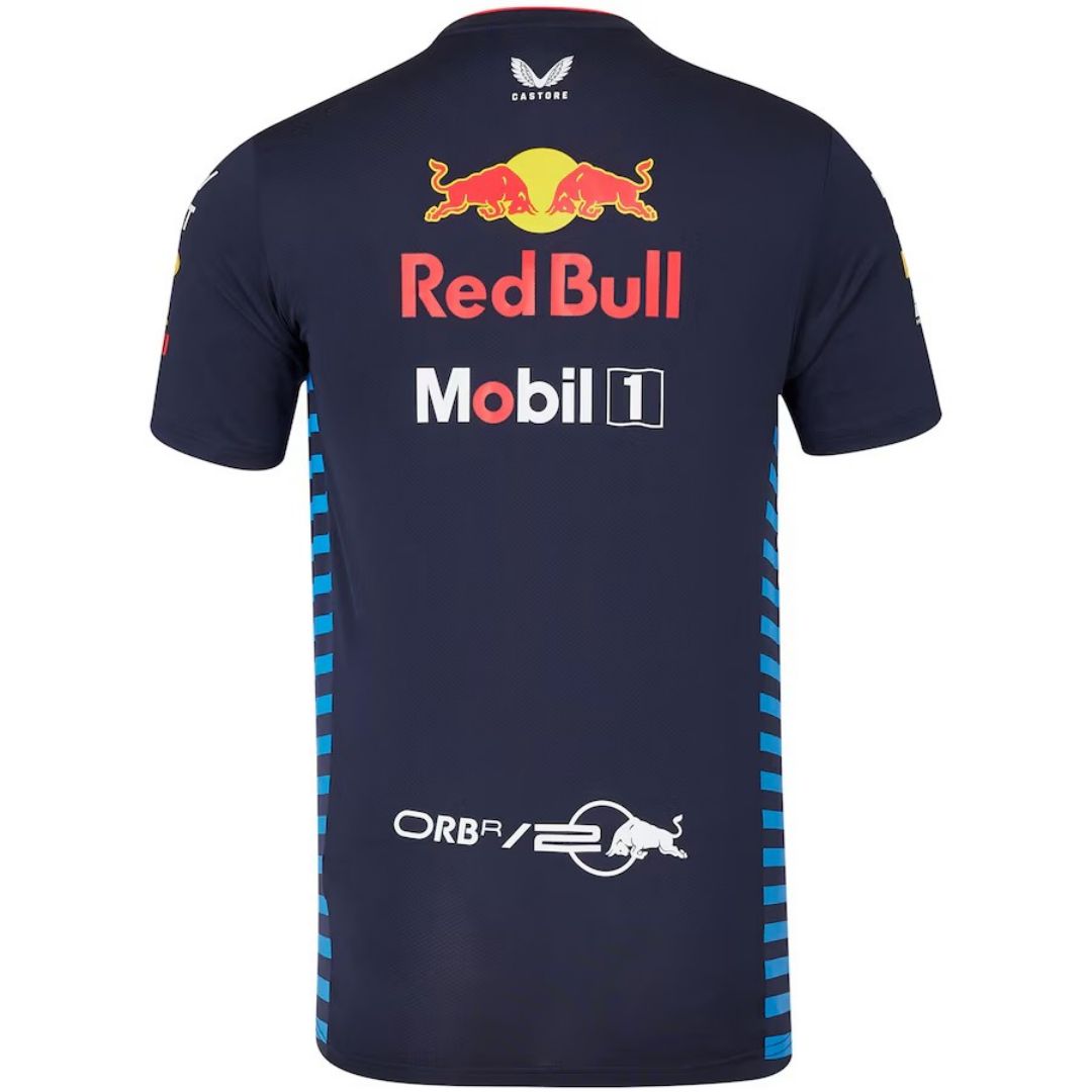 Free Oracle Red Bull F1 Racing Team Set up T-Shirt 2024 - Image 3