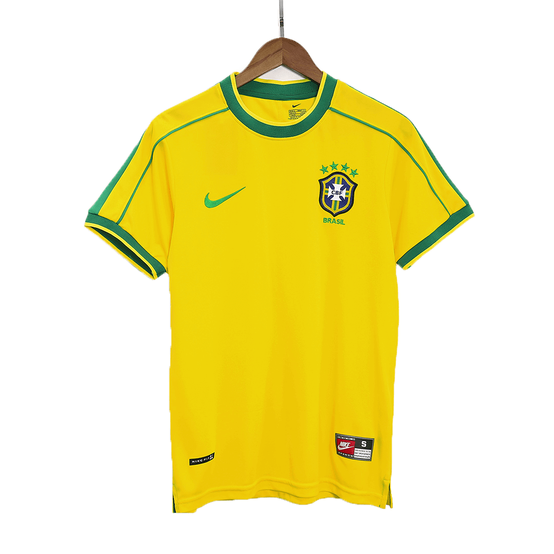 Retro Brazil Home Jersey World Cup 1998 - Image 5