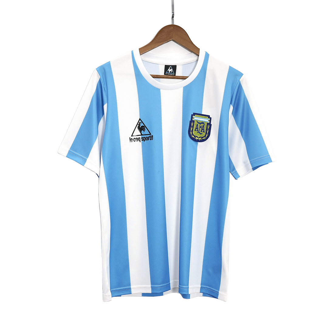 Retro Argentina Home Jersey World Cup 1986 - Image 7