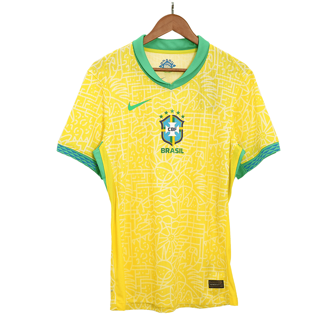 Brazil Home Match Jersey Player Version 2024 - Image 5