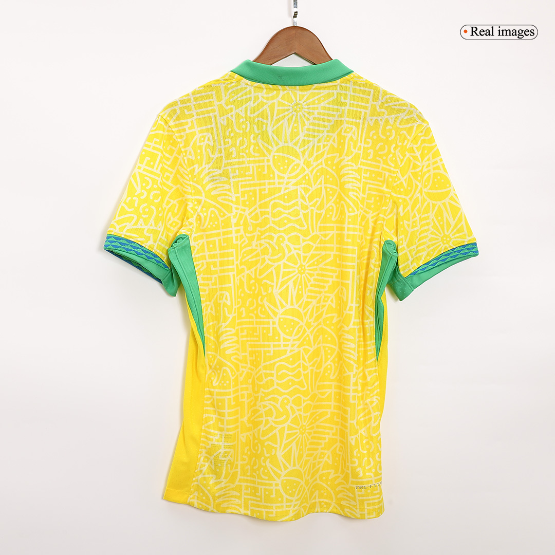 Brazil Home Match Jersey Player Version 2024 - Image 6