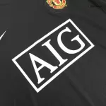 Retro Manchester United Away Long Sleeve Jersey 2007/08 - minejerseys