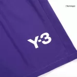 Kids Real Madrid Y-3 Fourth Jersey Kit Purple 2023/24 - minejerseys