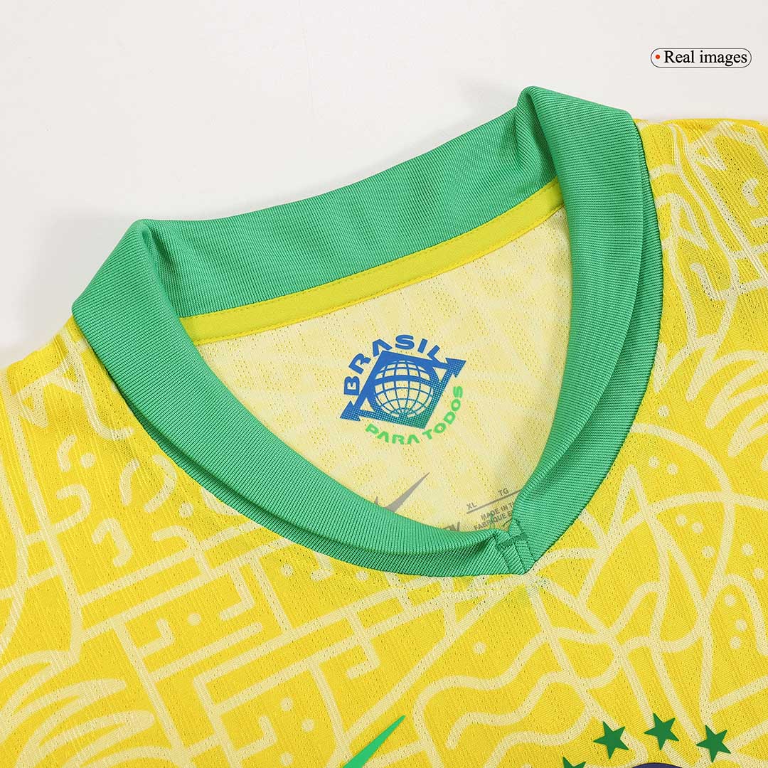 Brazil Home Match Jersey Player Version 2024 - Image 7