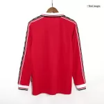Retro Manchester United Home Long Sleeve Jersey 1998/00 - minejerseys