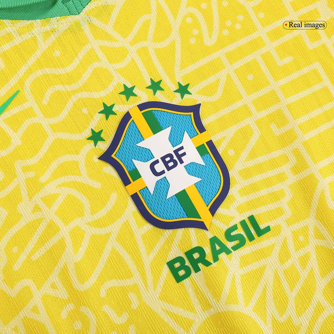 Brazil Home Match Jersey Player Version 2024 - Image 8
