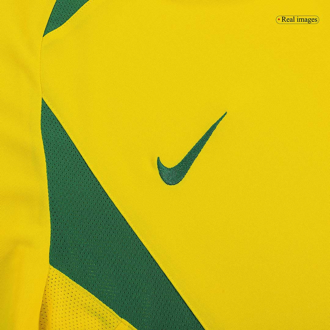 Retro Brazil Home Jersey World Cup 2002 - Image 9