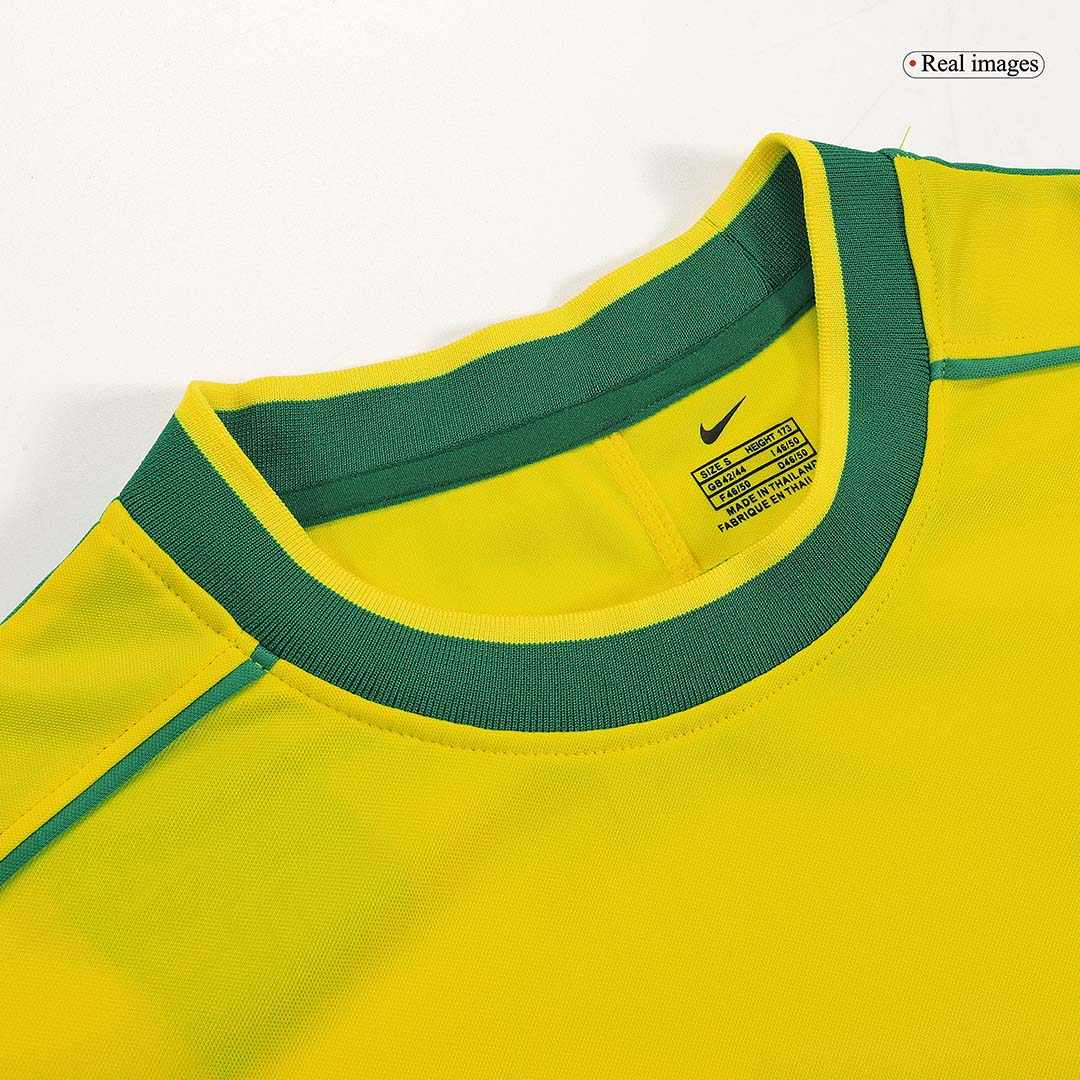 Retro Brazil Home Jersey World Cup 1998 - Image 9