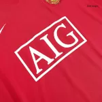 RONALDO #7 Retro Manchester United Home Jersey 2007/08 - minejerseys