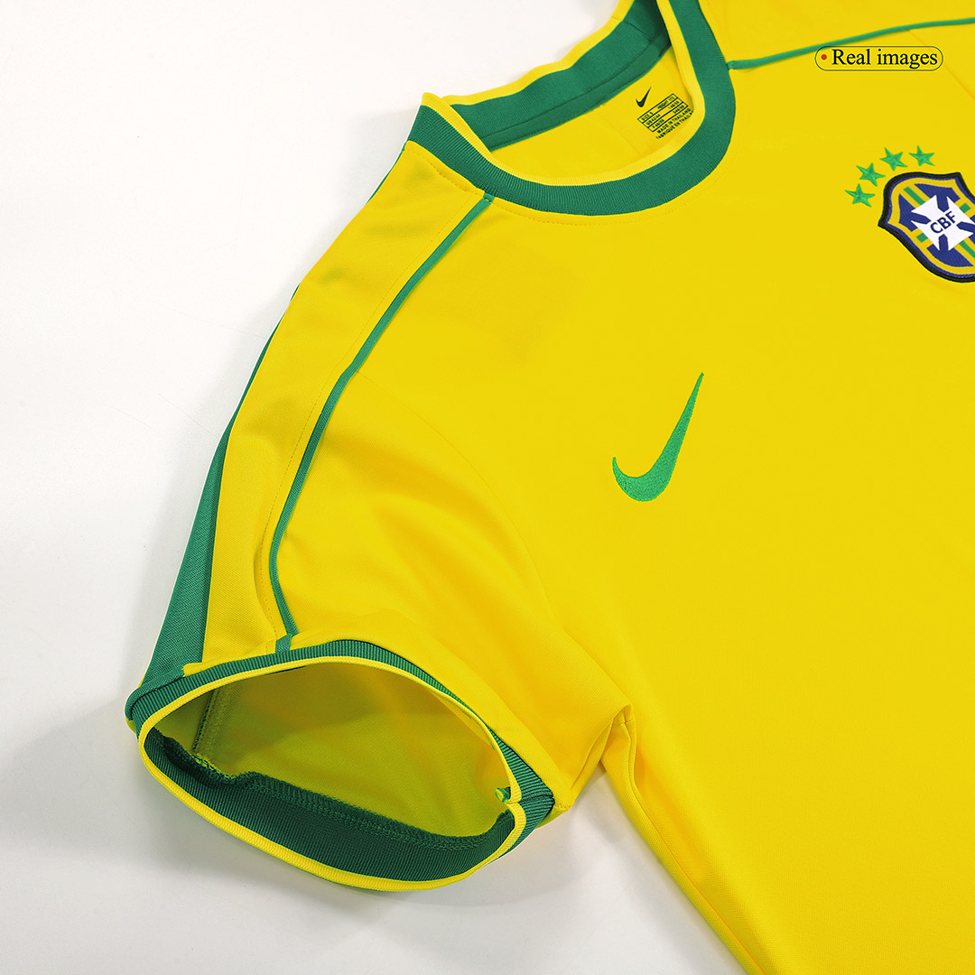 Retro Brazil Home Jersey World Cup 1998 - Image 10