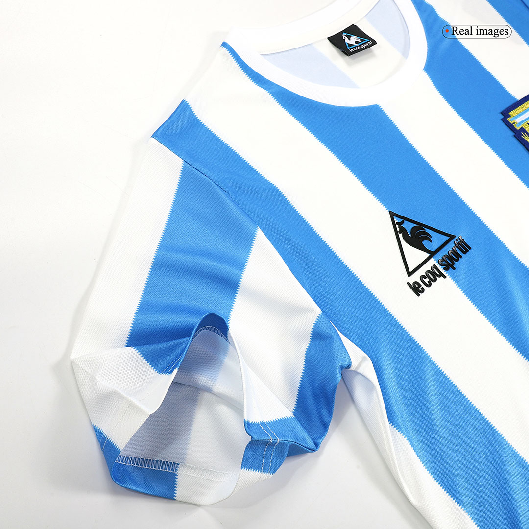 Retro Argentina Home Jersey World Cup 1986 - Image 12