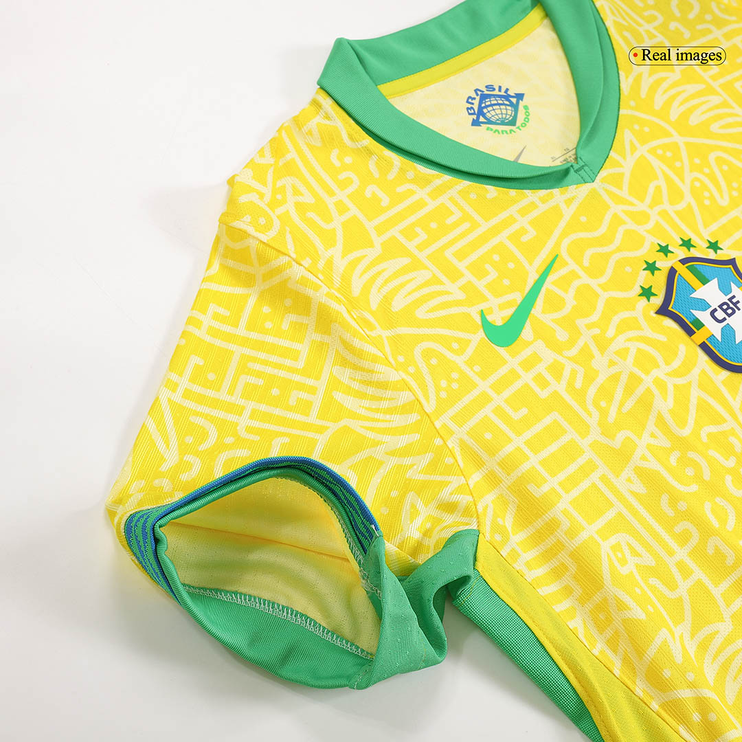 Brazil Home Match Jersey Player Version 2024 - Image 10
