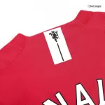RONALDO #7 Retro Manchester United Home Jersey 2007/08 - minejerseys
