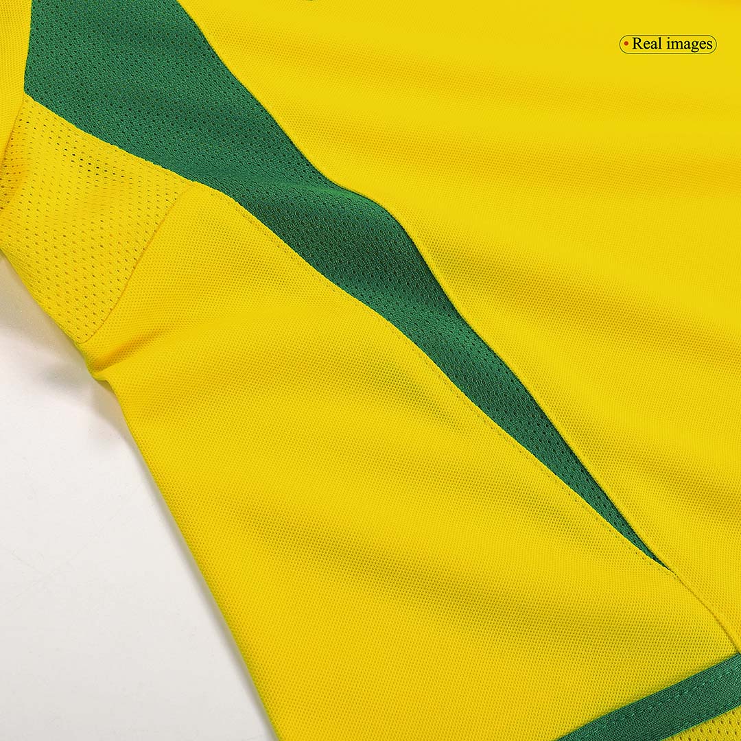 Retro Brazil Home Jersey World Cup 2002 - Image 12