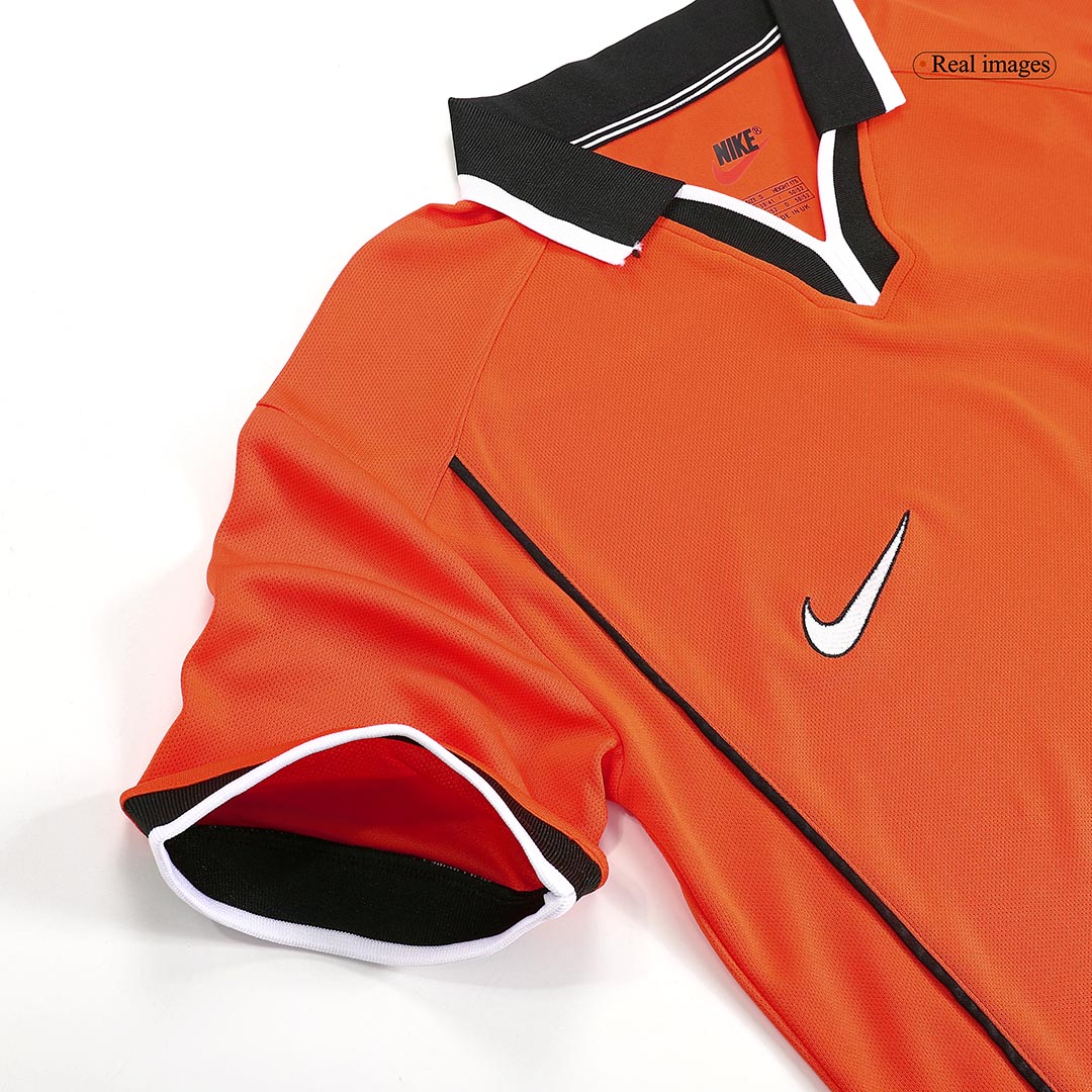 Clarence Seedorf x Retro Netherlands Home Jersey World Cup 1998 - Image 11