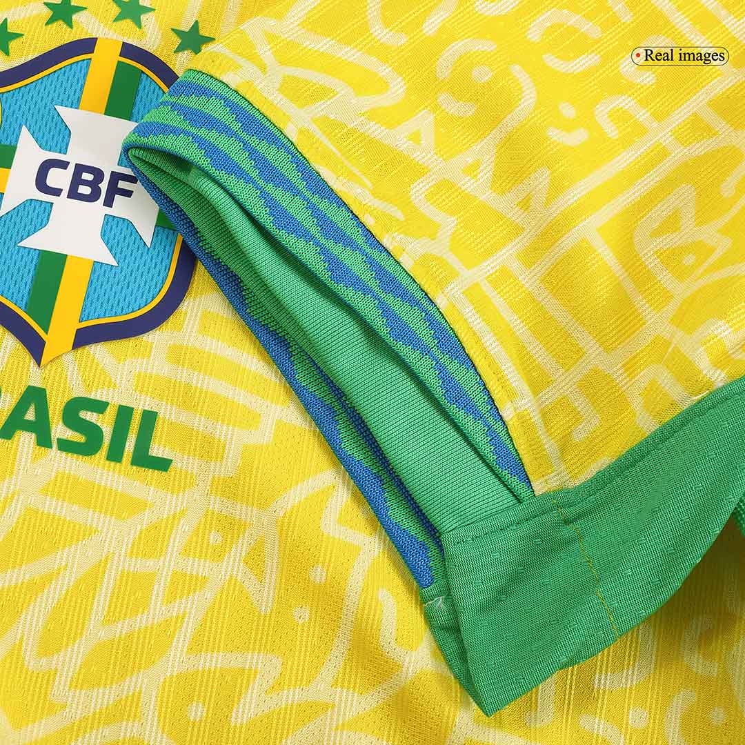Brazil Home Match Jersey Player Version 2024 - Image 11