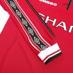 Retro Manchester United Home Long Sleeve Jersey 1998/00 - minejerseys