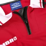 Retro Manchester United Home Long Sleeve Jersey 1998/00 - minejerseys
