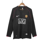 Retro Manchester United Away Long Sleeve Jersey 2007/08 - minejerseys