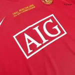 Retro Manchester United UCL Final Home Long Sleeve Jersey 2007/08 - minejerseys