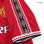 BECKHAM #7 Retro Manchester United Home Jersey 1999/00 - minejerseys
