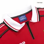 Retro Manchester United Home Long Sleeve Jersey 1998/00 - minejerseys