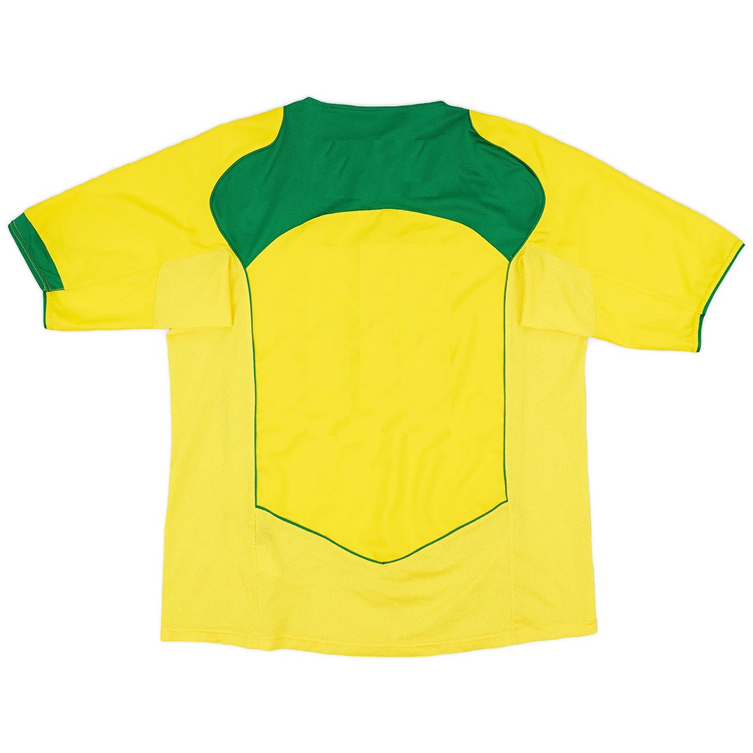 Retro Brazil Home Jersey 2004 - Image 4