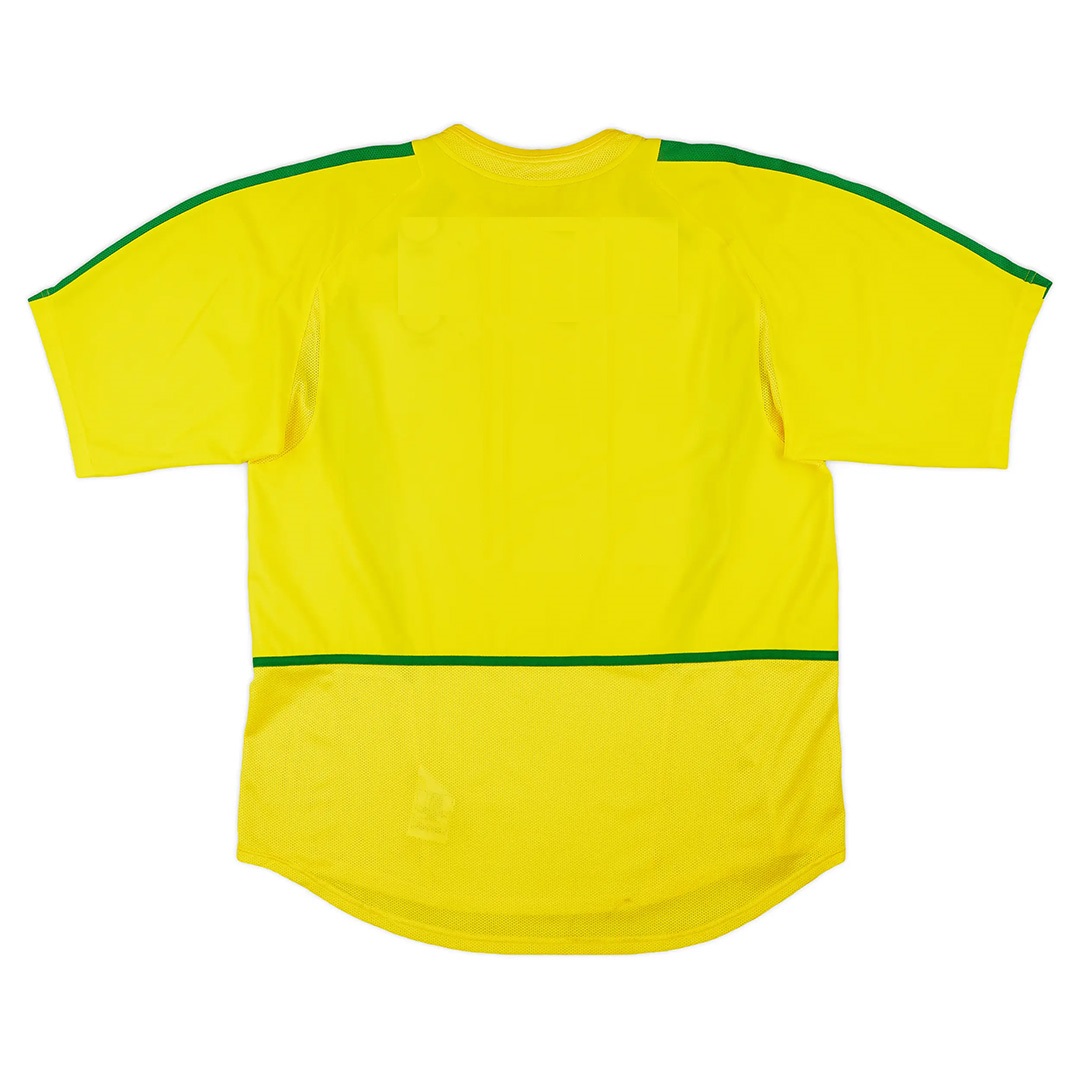 Retro Brazil Home Jersey World Cup 2002 - Image 4
