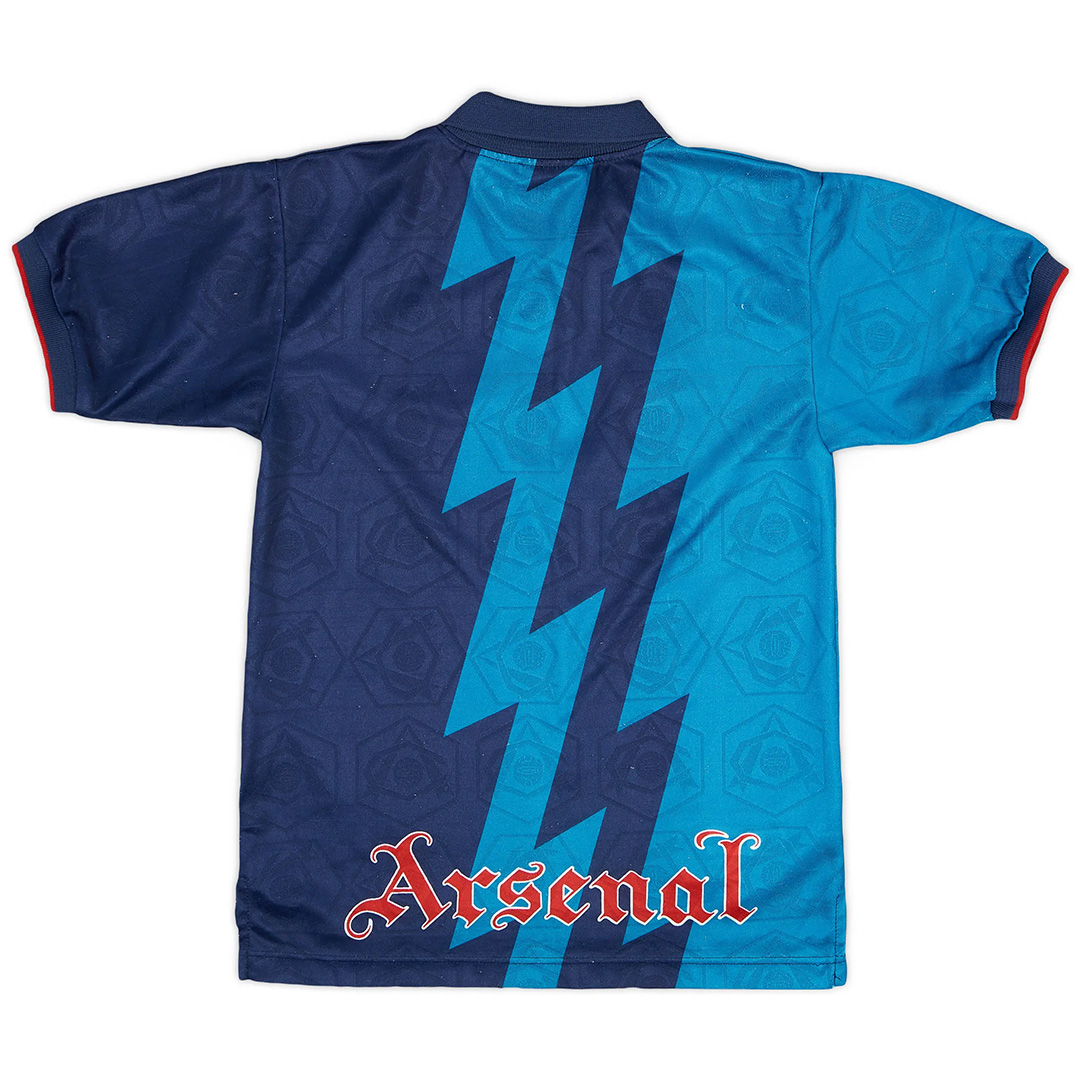 Dennis Bergkamp x Retro Arsenal Away Jersey 1995/96 - Image 3