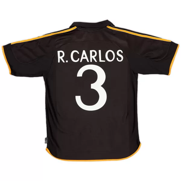 R.Carlos #3 Retro Real Madrid Away Jersey 1999/00 - minejerseys