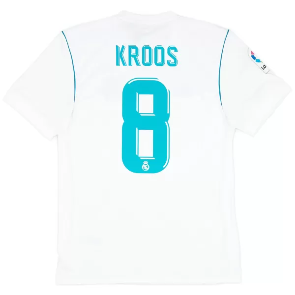 KROOS #8 Retro Real Madrid Home Jersey 2017/18 - minejerseys