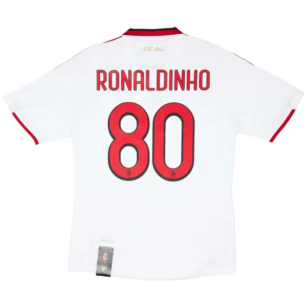 Ronaldinho #80 Retro AC Milan Away Jersey 2009/10 - minejerseys
