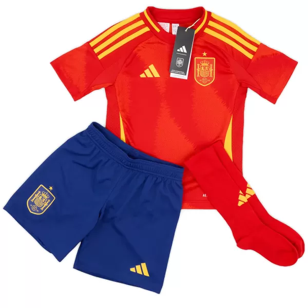 Kids Spain Home Full Jersey Kit Euro - [Super Replica] - minejerseys