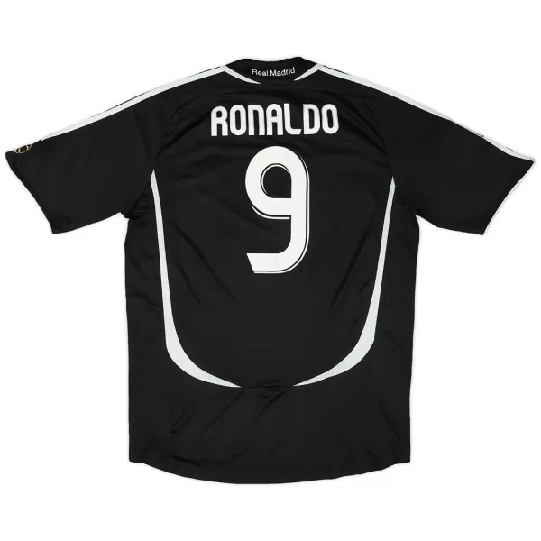 Ronaldo #9 Retro Real Madrid Away Jersey 2006/07 - minejerseys