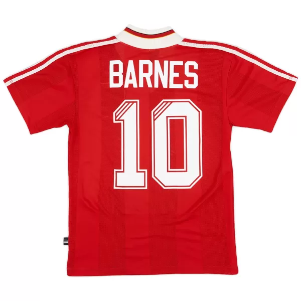 BARNES #10 Retro Liverpool Home Jersey 1995/96 - minejerseys