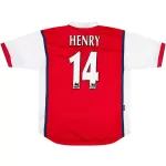 HENRY #14 Retro Arsenal Home Jersey 1998/99 - minejerseys